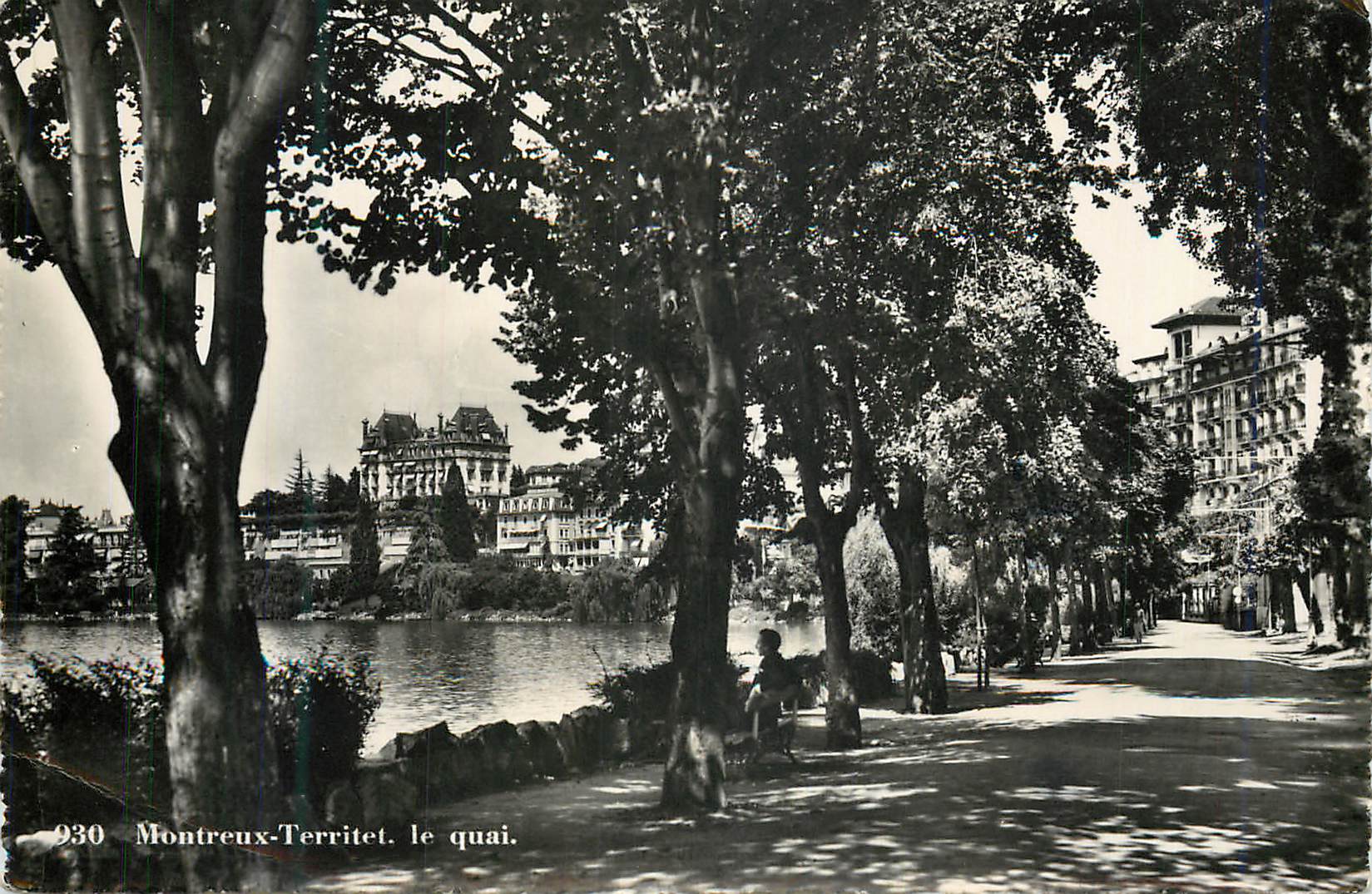CPM Montreux Territet le quai