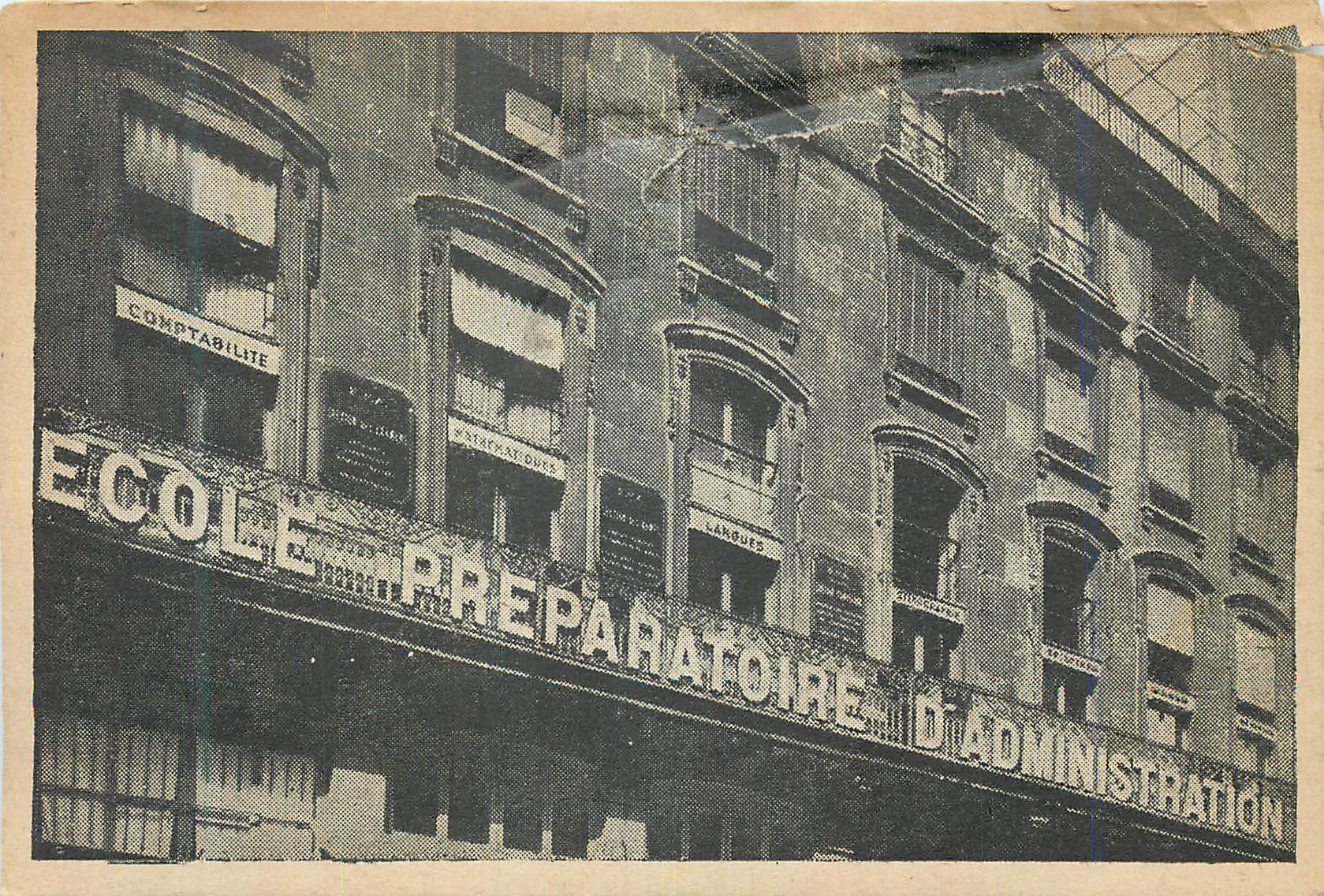 CPA Ecole Preparatoire d Administration Rue des Petits Champs Paris