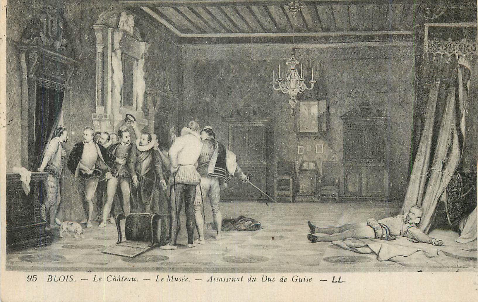 CPA Blois Le Chateau Le Musee Assassinat du Duc de Guise
