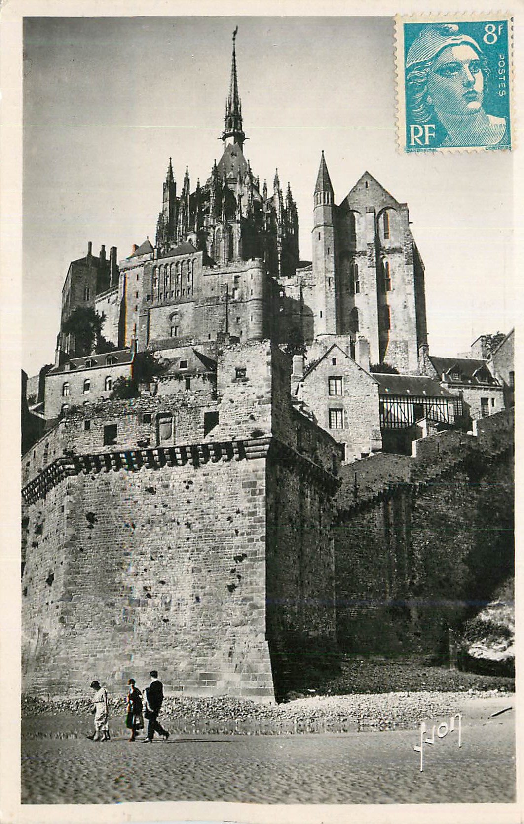 CPM Mont Saint Michel Manche La Tour du Nord et la Marveille