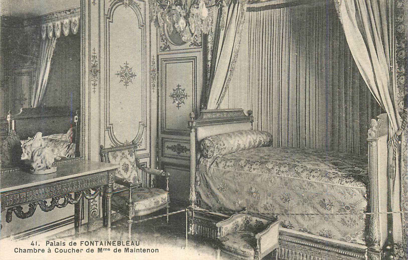Schlafzimmer von Madame de Maintenon — Schloss Fontainebleau — n°41