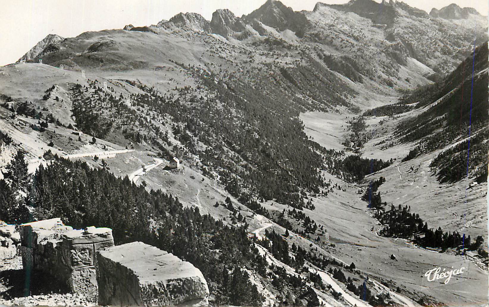 CPM Haute Garonne Environs de Luchon Le Port de la Ronne Aigue
