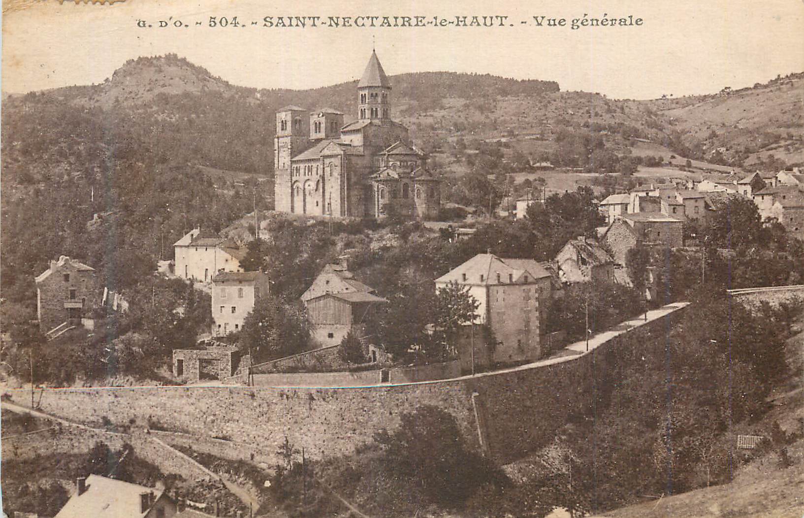 CPA Saint Nectaire le Haut Vue generale