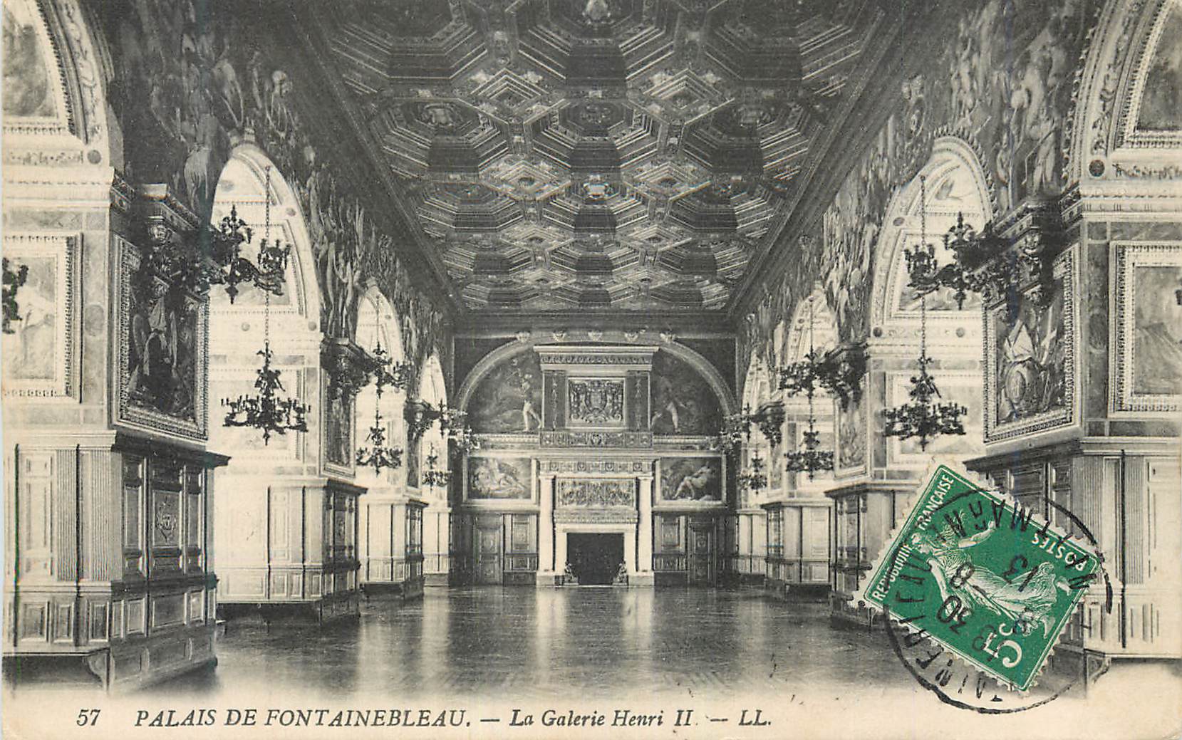 Palacio de Fontainebleau — La Galería de Enrique II — LL. — n° 57