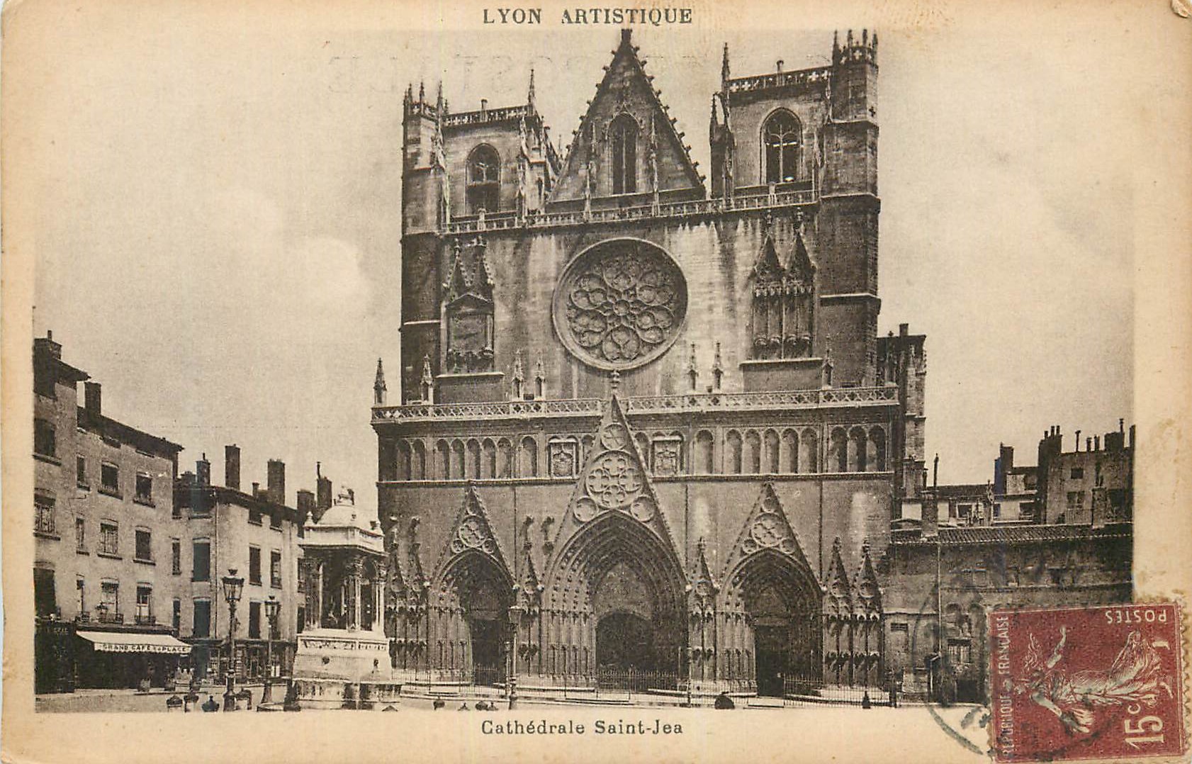 CPA Lyon Artistique Cathedrale Saint Jean