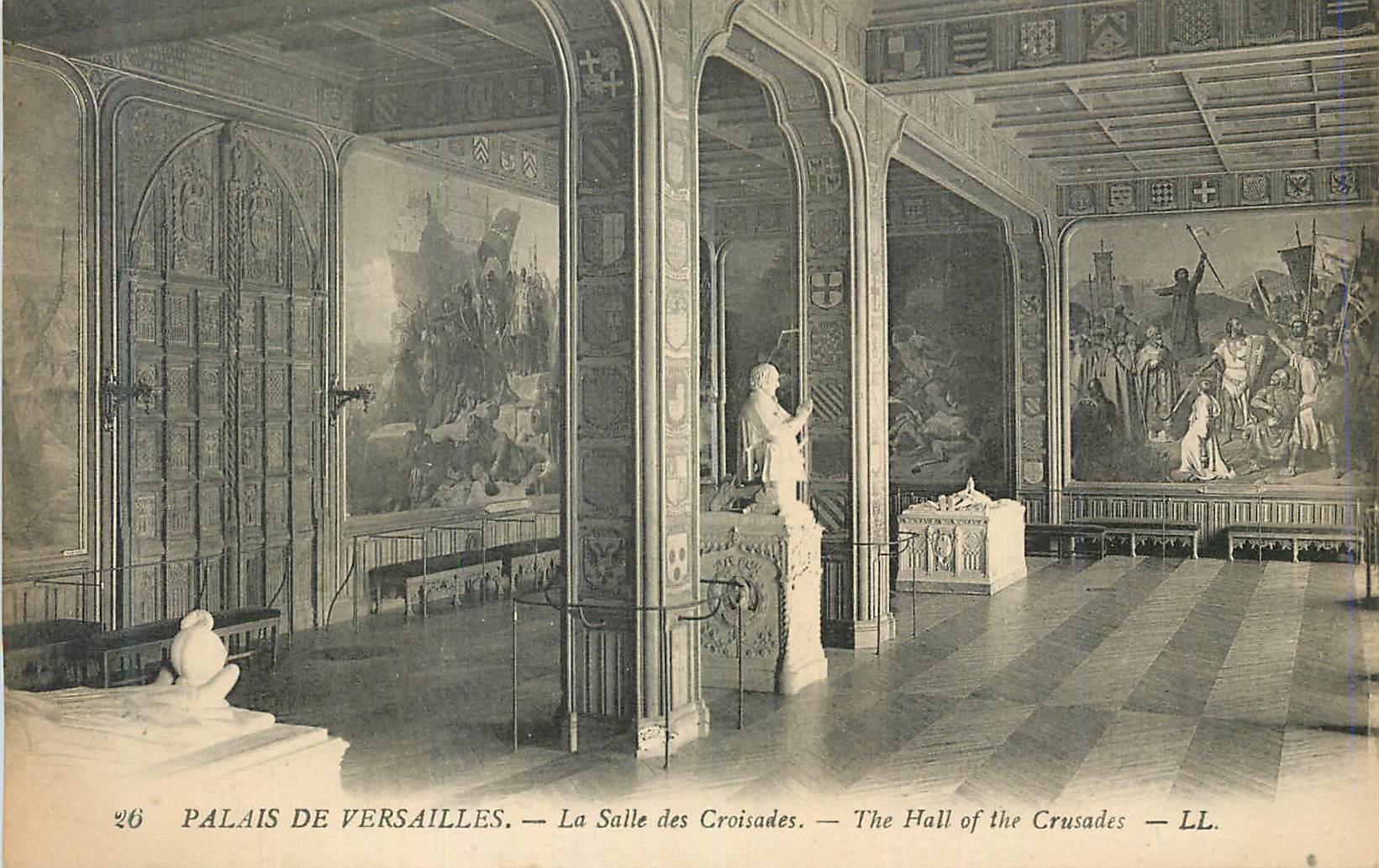 CPA Palais de Versailles La Salle des Croissades