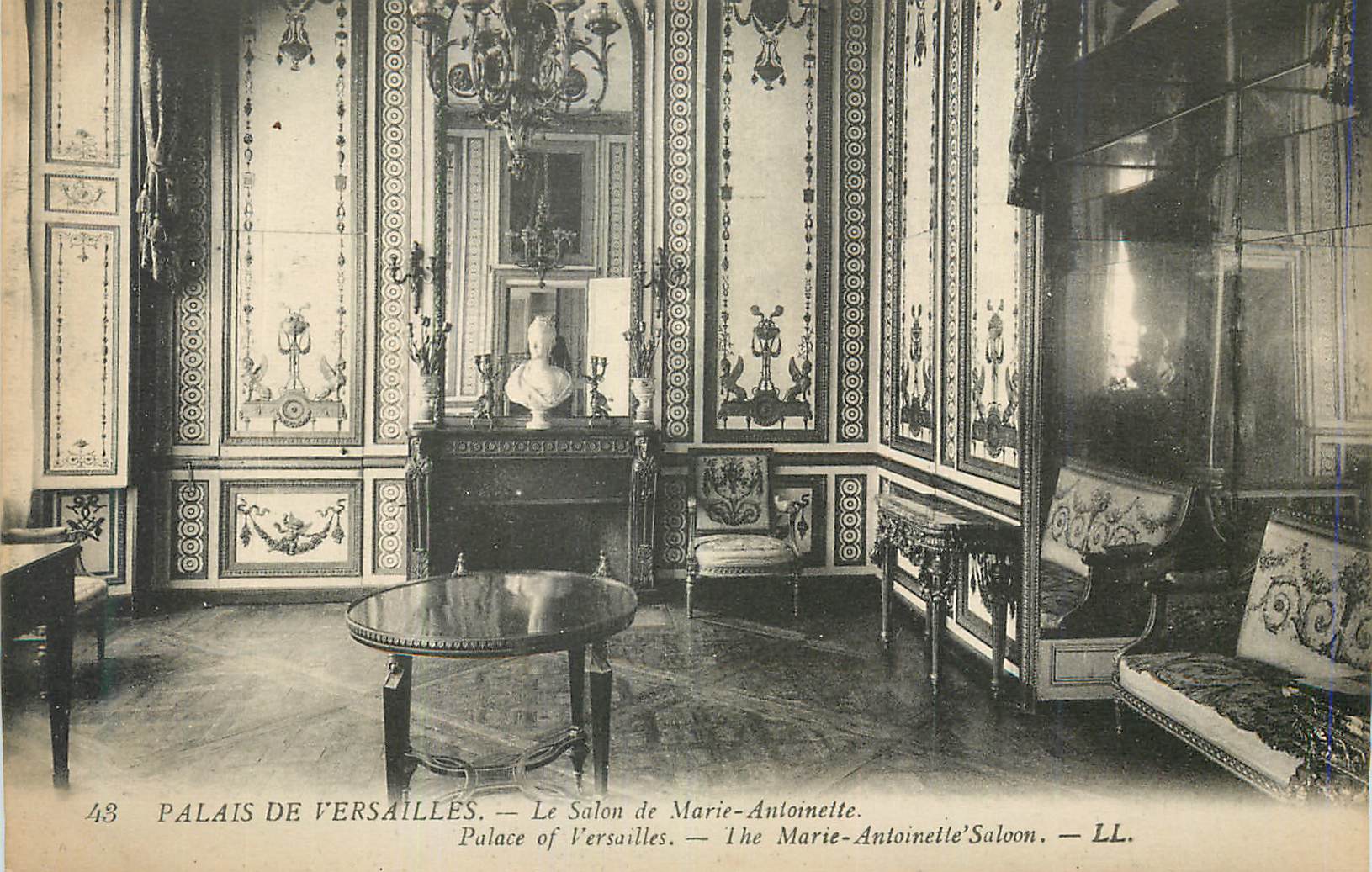 Palais de Versailles — Le Salon de Marie-Antoinette — LL, n°43