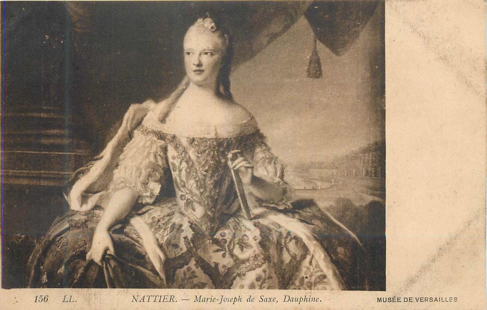 CPA Musee de Versailles Nattier Marie Joseph de Saxe Dauphine