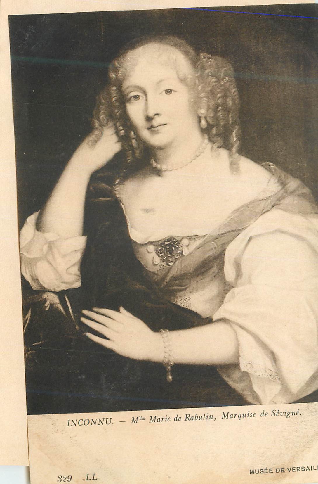 CPA Musee de Versailles Inconnu M Marie de Rabutin Marquiese de Sevigne