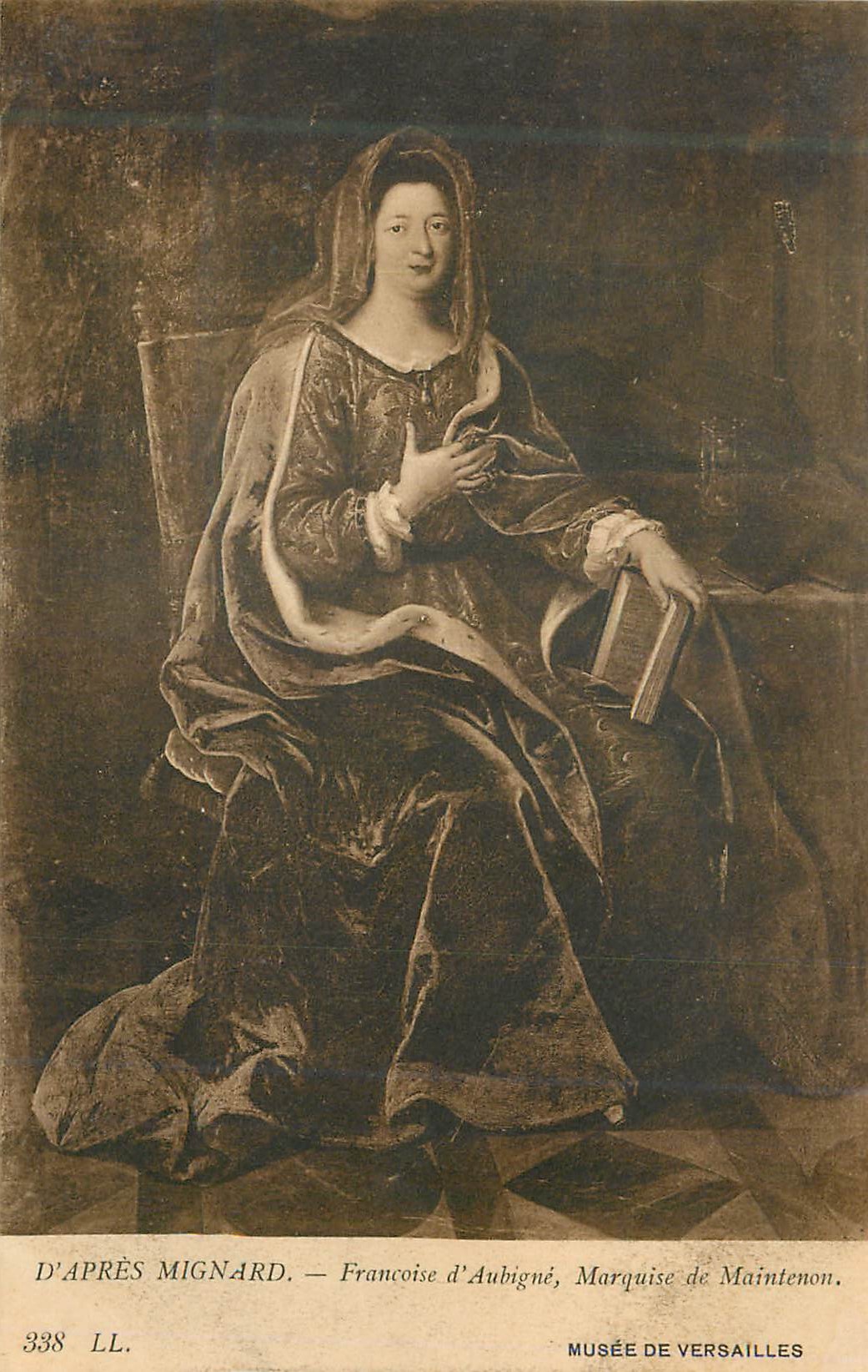 Françoise d'Aubigné, Marquise de Maintenon — D'après Mignard — Musée de Versailles