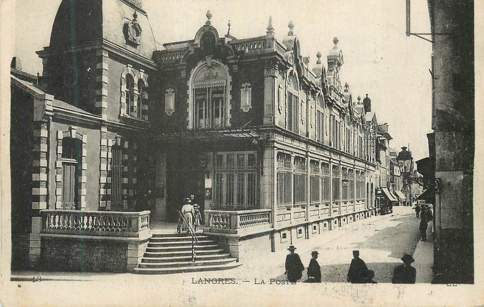 CPA Langres La Poste