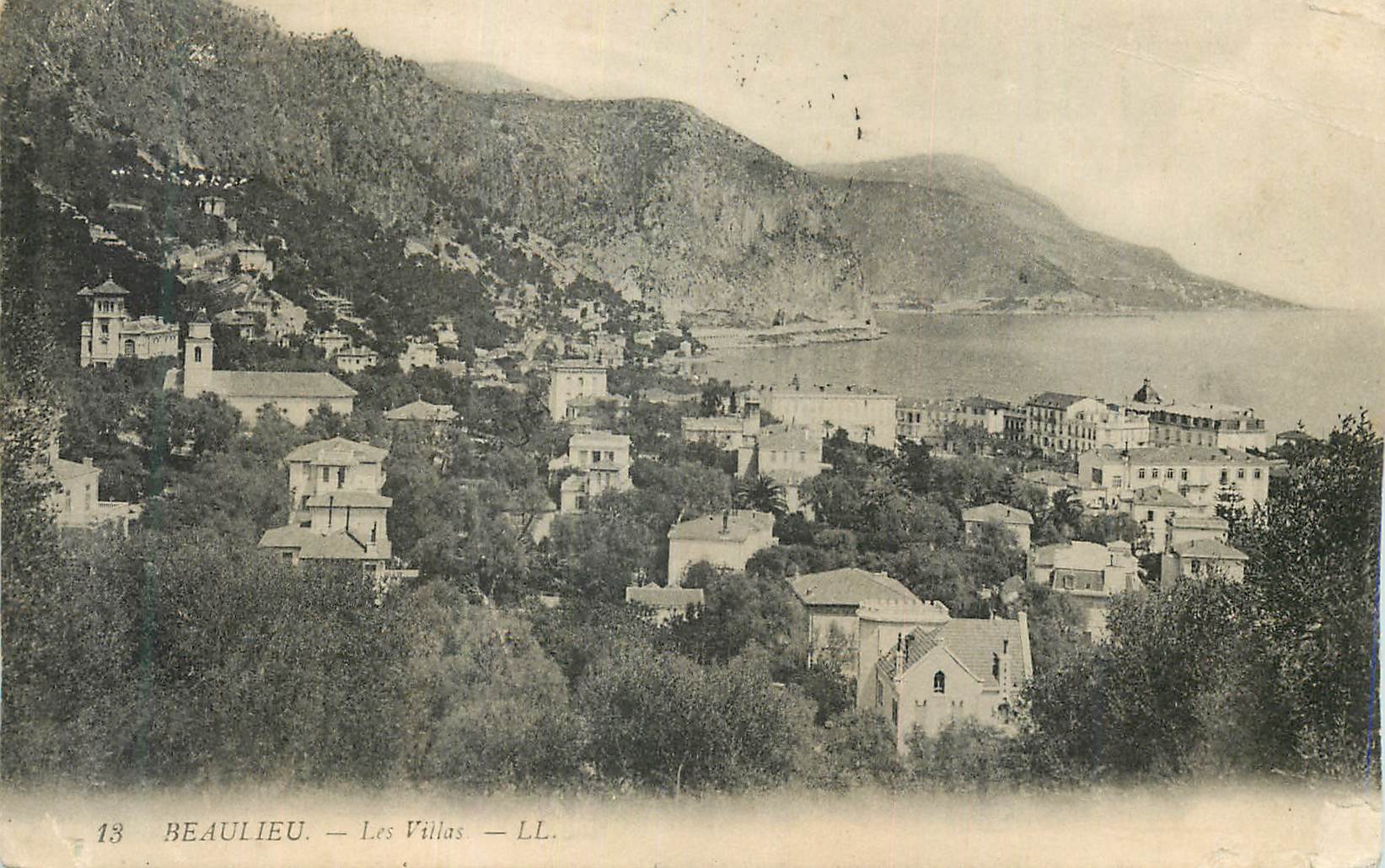CPA Beaulieu Les Villas