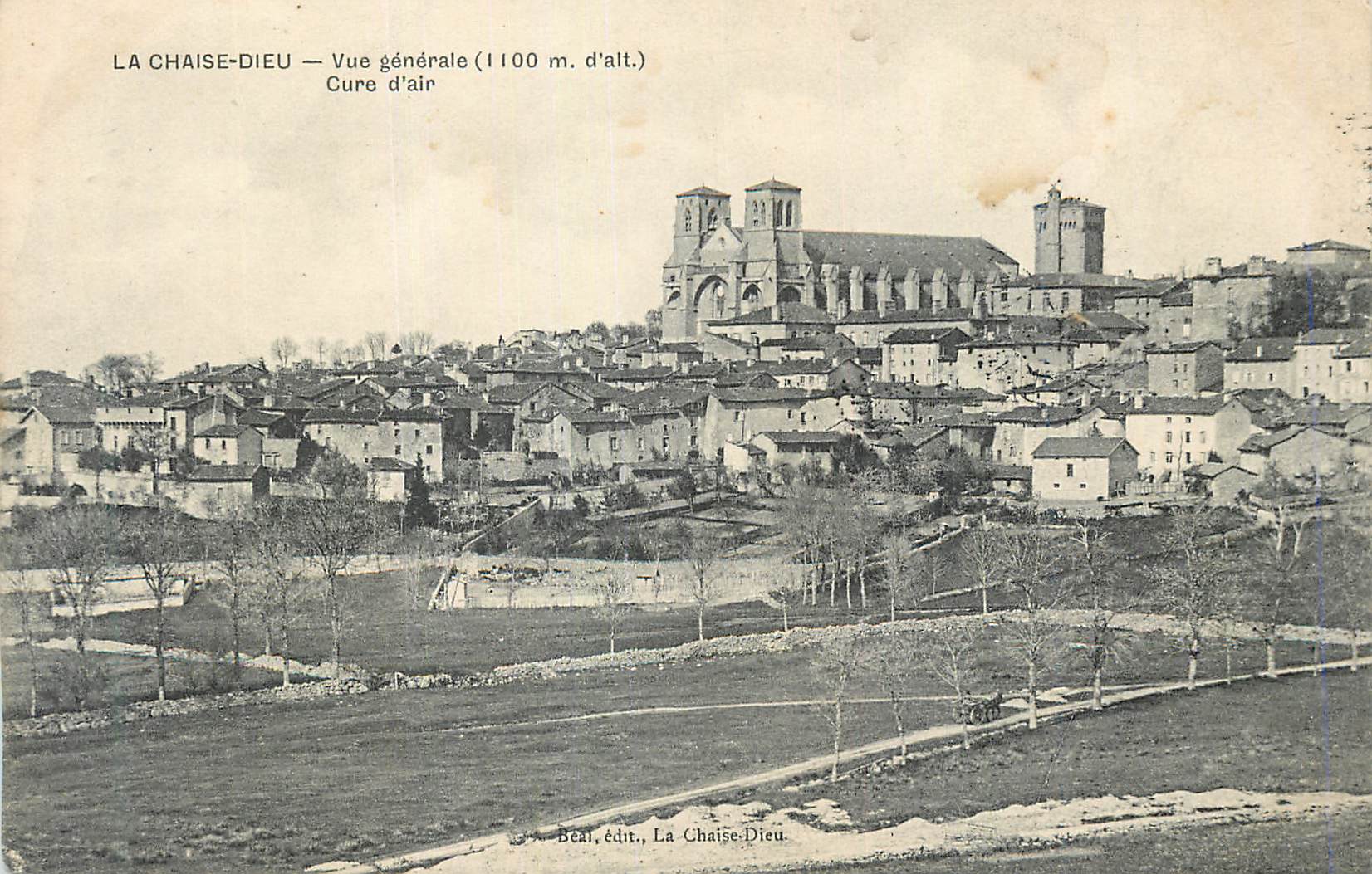 CPA Le Chaise Dieu Vue generale Cure d air
