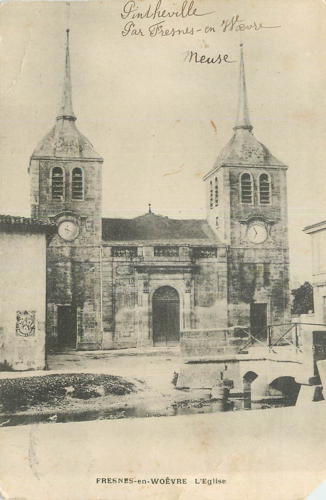 CPA Fresnes en Woevre L Eglise