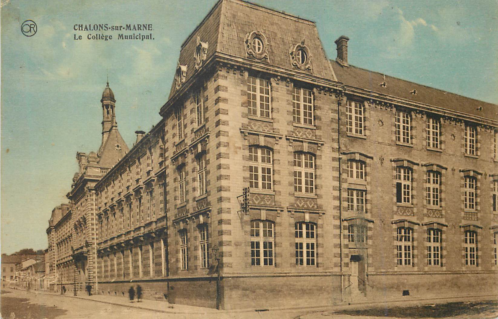 CPA Chalons sur Marne Le College Municipal