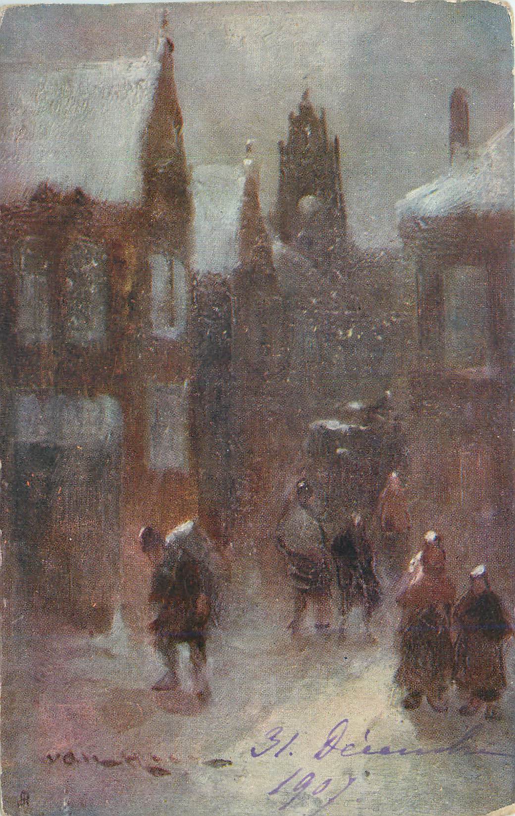 CPA Paysage de ville