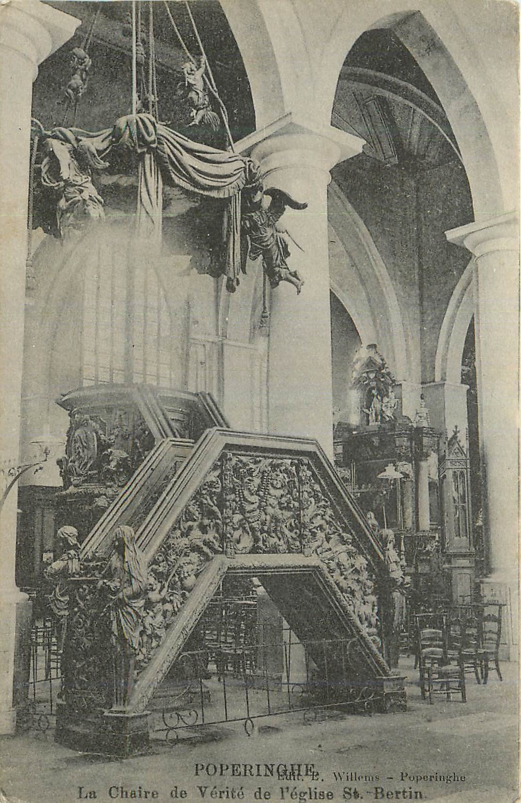 CPA Poperinghe La Chaire de Verite de l eglise St Bertin