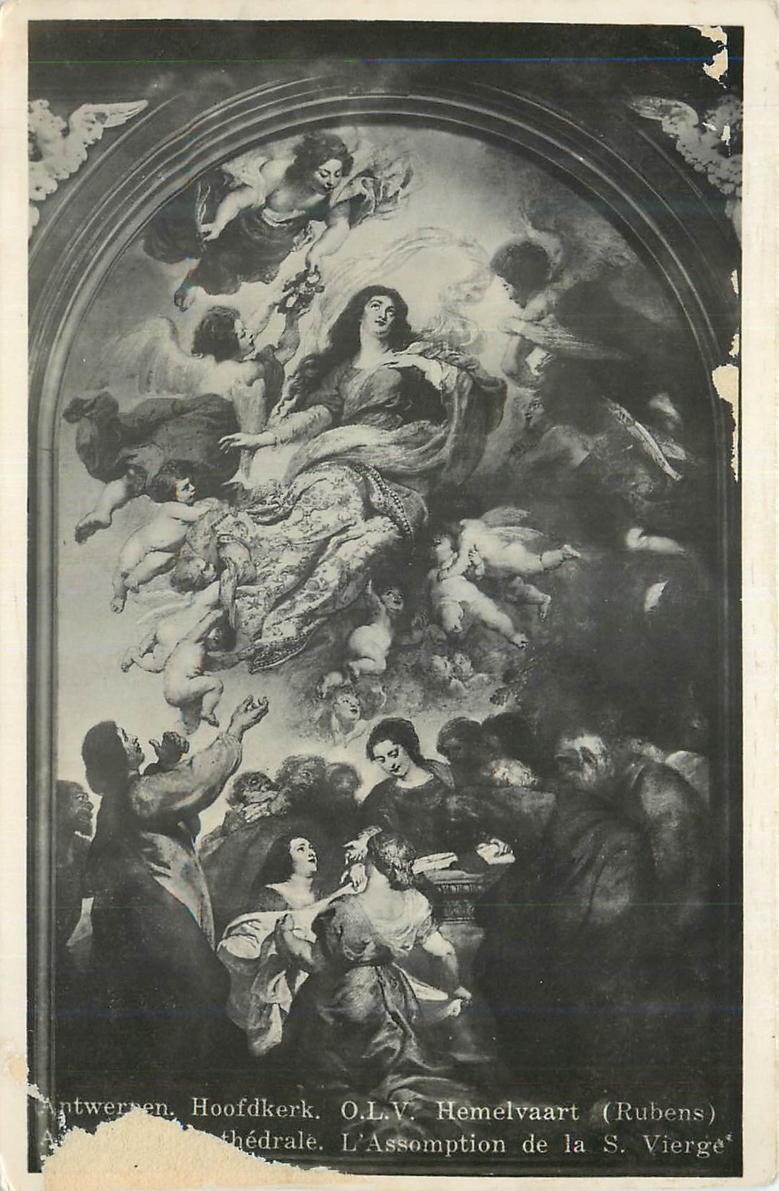 Antwerpen. Hoofdkerk. O.L.V. Hemelvaart (Rubens) — Die Aufnahme der Jungfrau (Rubens)