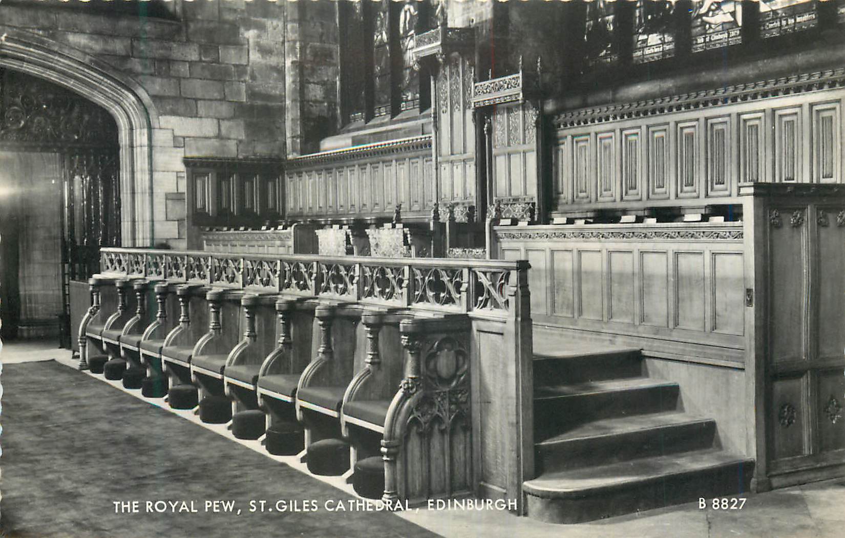 CPM The Royal Pew St Giles Cathedral Edinburgh