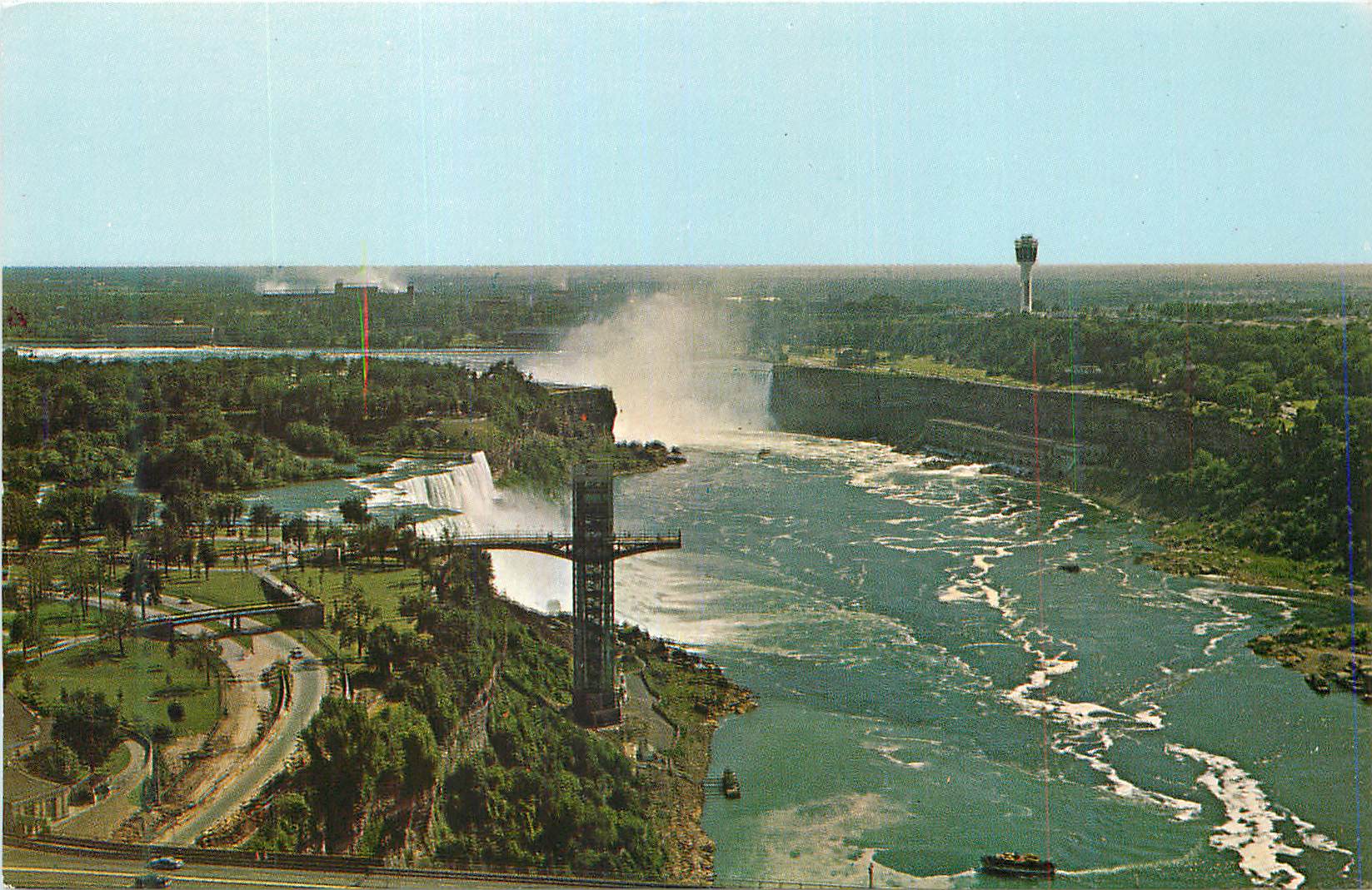 CPM General Aerial view of Niagara Falls