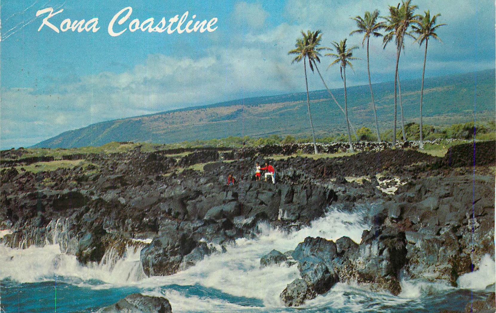 CPM Kona Coastline Hawaii Volcanoes National Park Along the shoreline