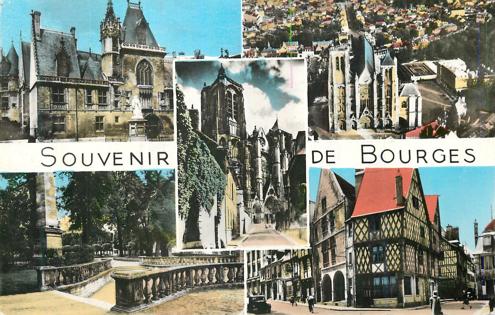 CPM Souvenir de Bourges Cher Hotel Jacques Coeur xv siecle