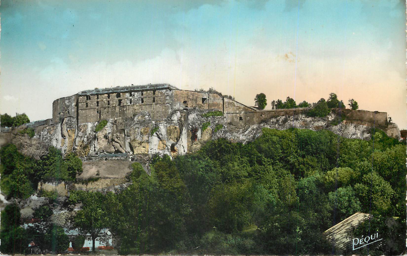 CPM Belfort Le Chateau et le Lion apres la Liberation