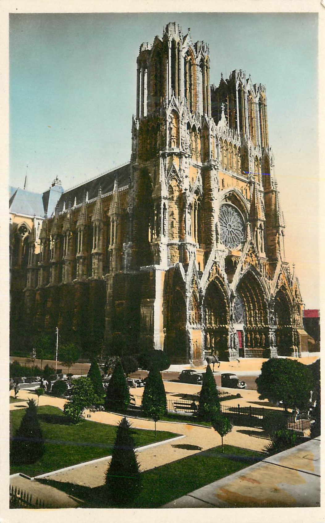 CPM La Ville Renaissance Reims La Cathedrale