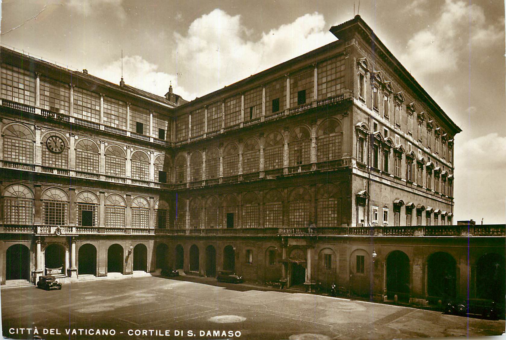 CPM Citta del Vaticano Cortile si S Damaso