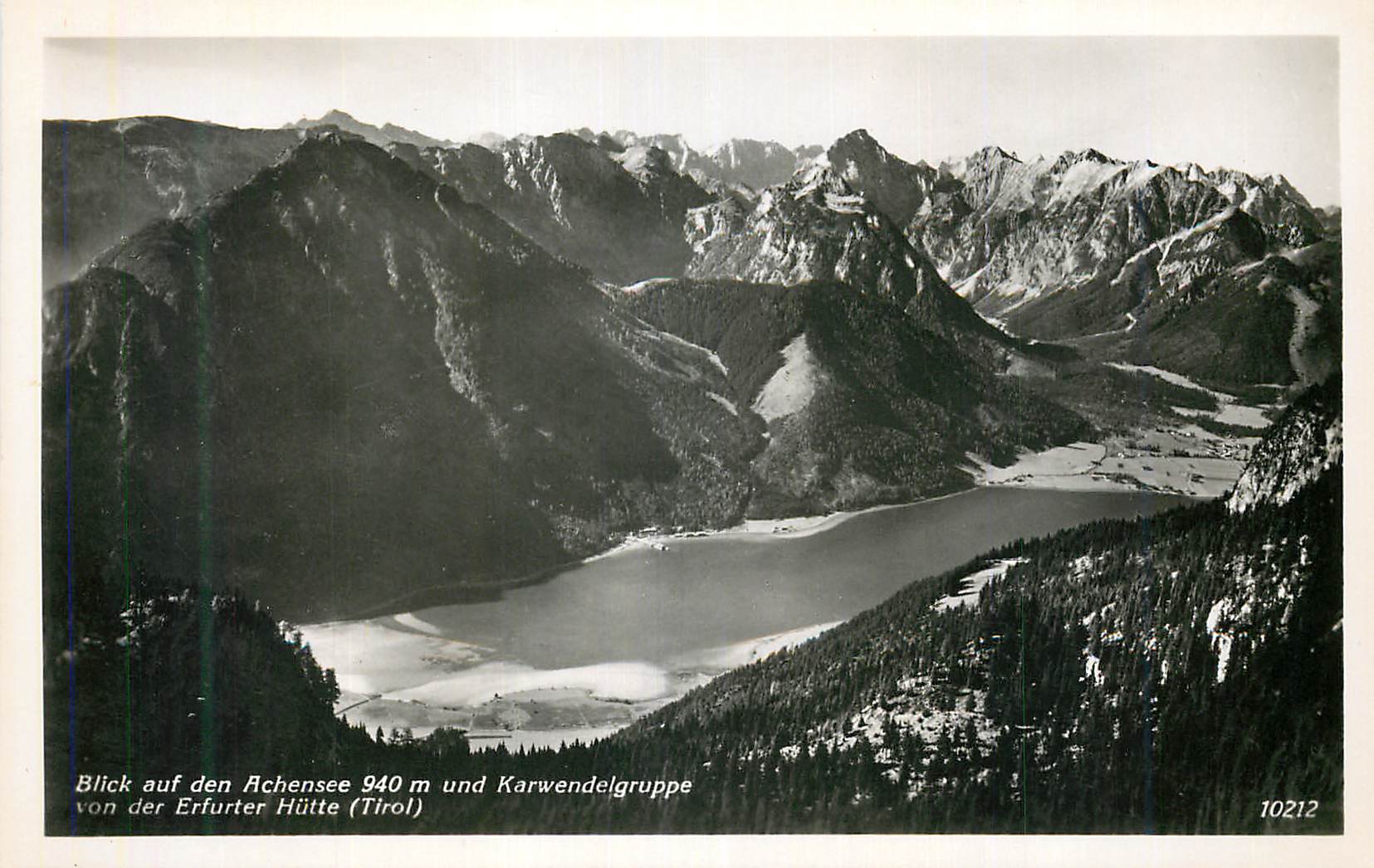 CPM Blick auf den Achensee und Kerwendelgruppe von den Erfurter Hutte Tirol