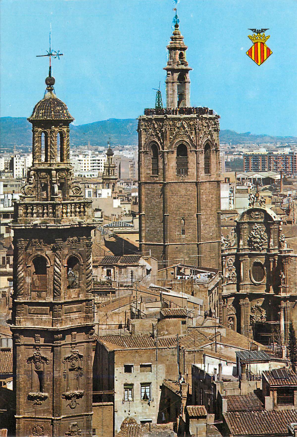 CPM Valencia Tours Sainte Catalina et Miguelate