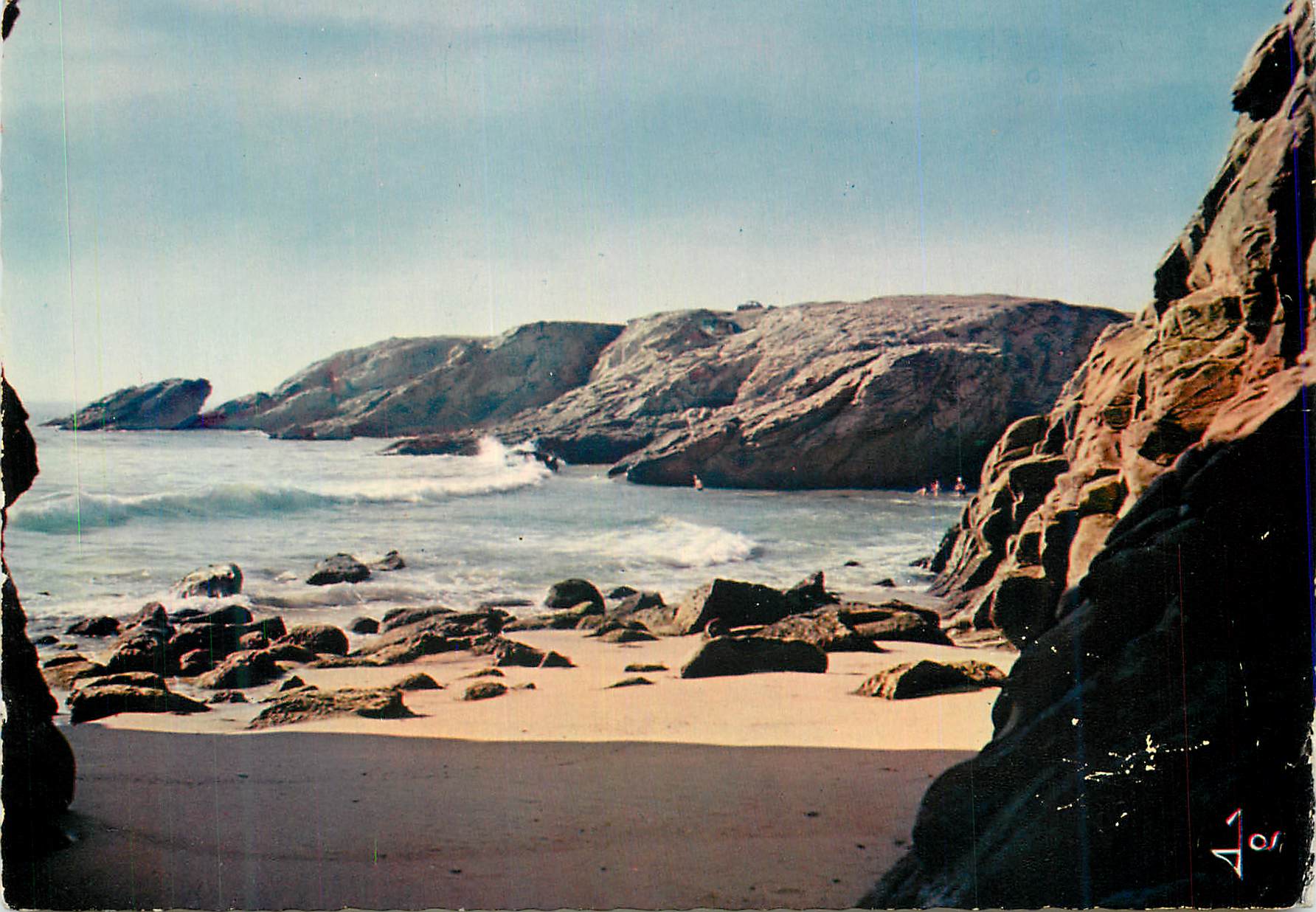Plage rocheuse — vue panoramique — éditeur inconnu, n° de série 101