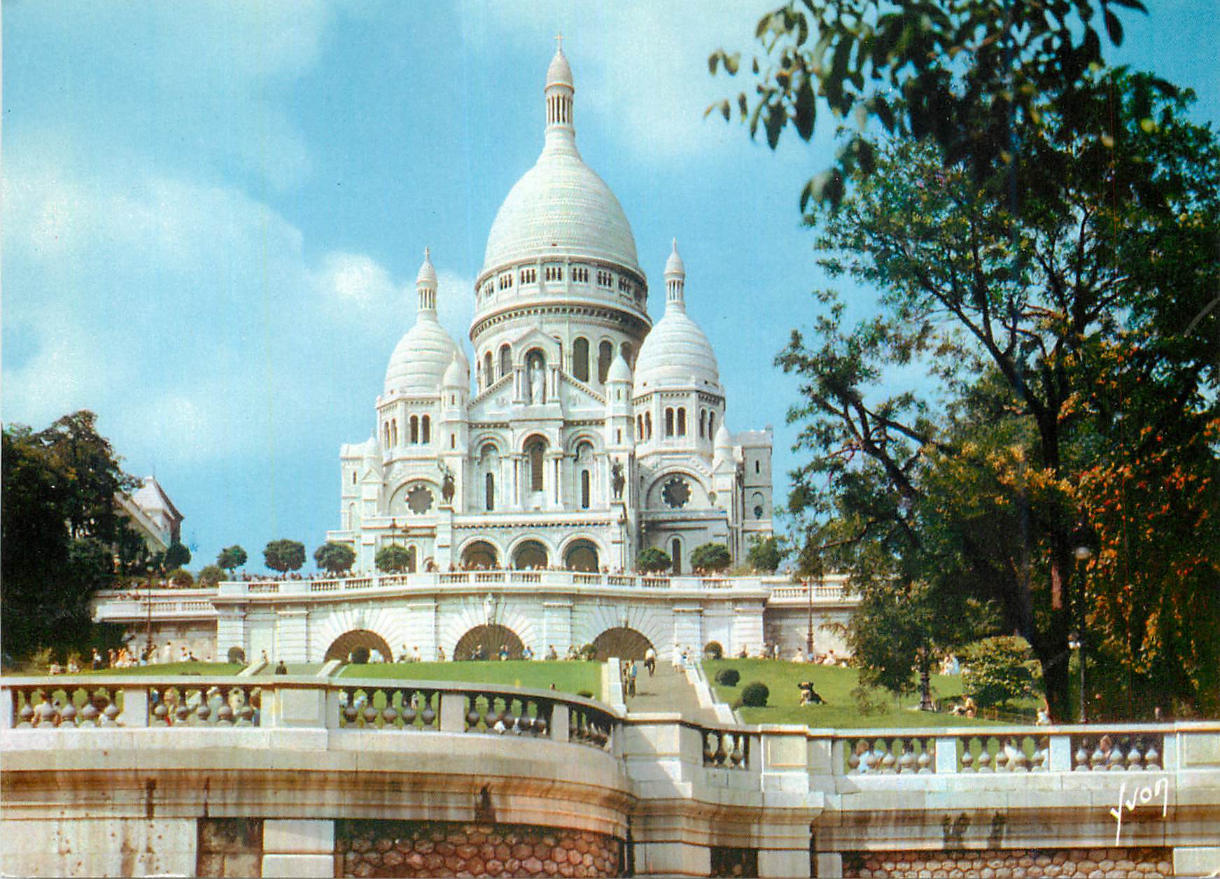 CPM Couleurs et Lumiere de France Paris Le Sacre Coeur
