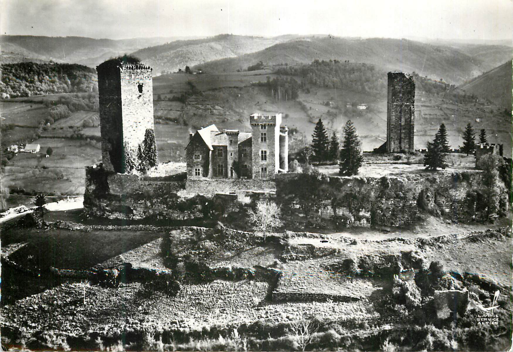 Château de Montségur — ruines — Service Aérien