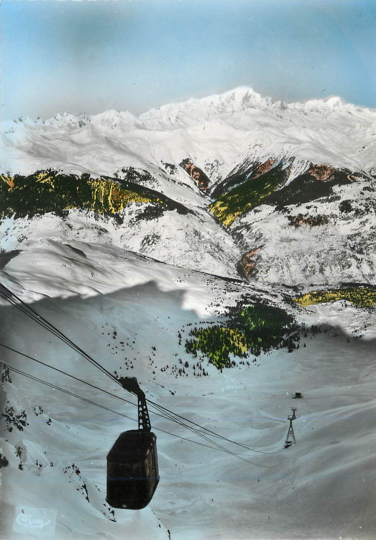 CPM Courchevel Savoie Telepherique de la Saulire