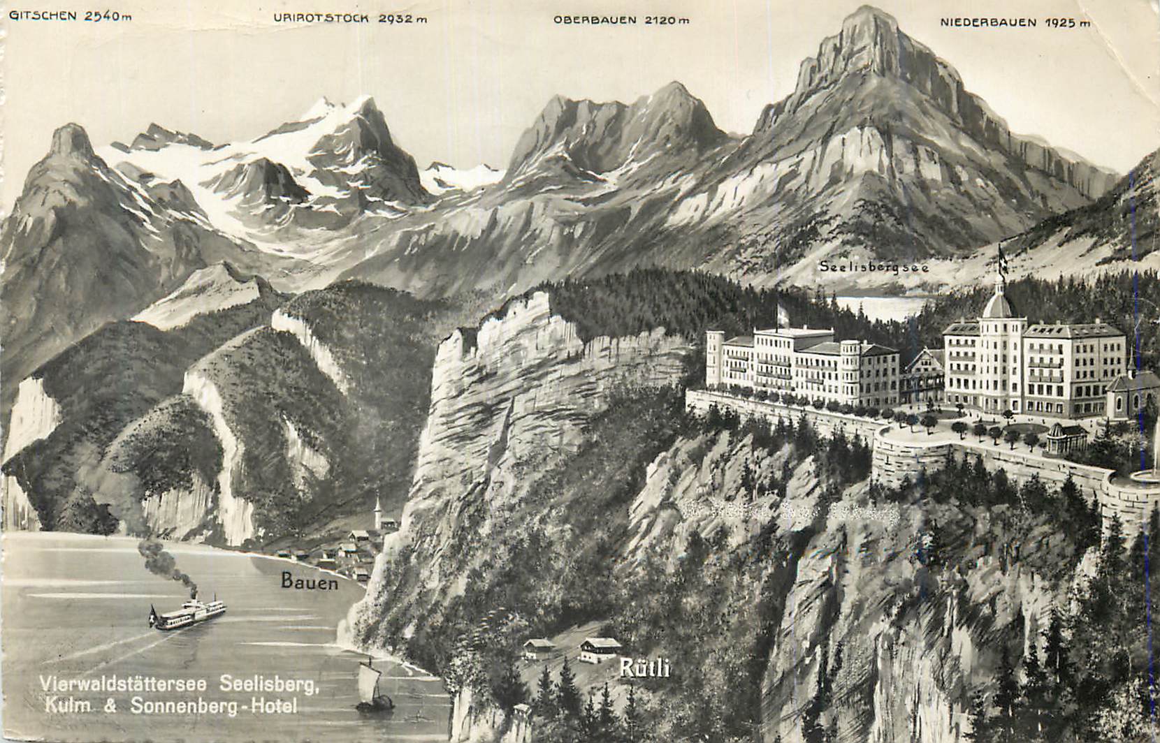 CPM Vierwaldstattersee Seelisberg Kulm Sonnenberg Hotel