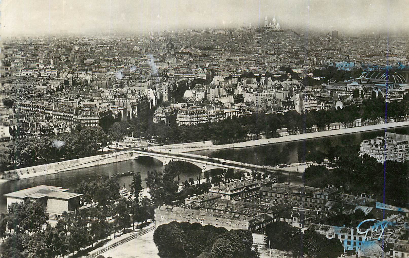 CPM Paris et ses Merveilles Panorama sur Paris vue prise de la tour Eiffel