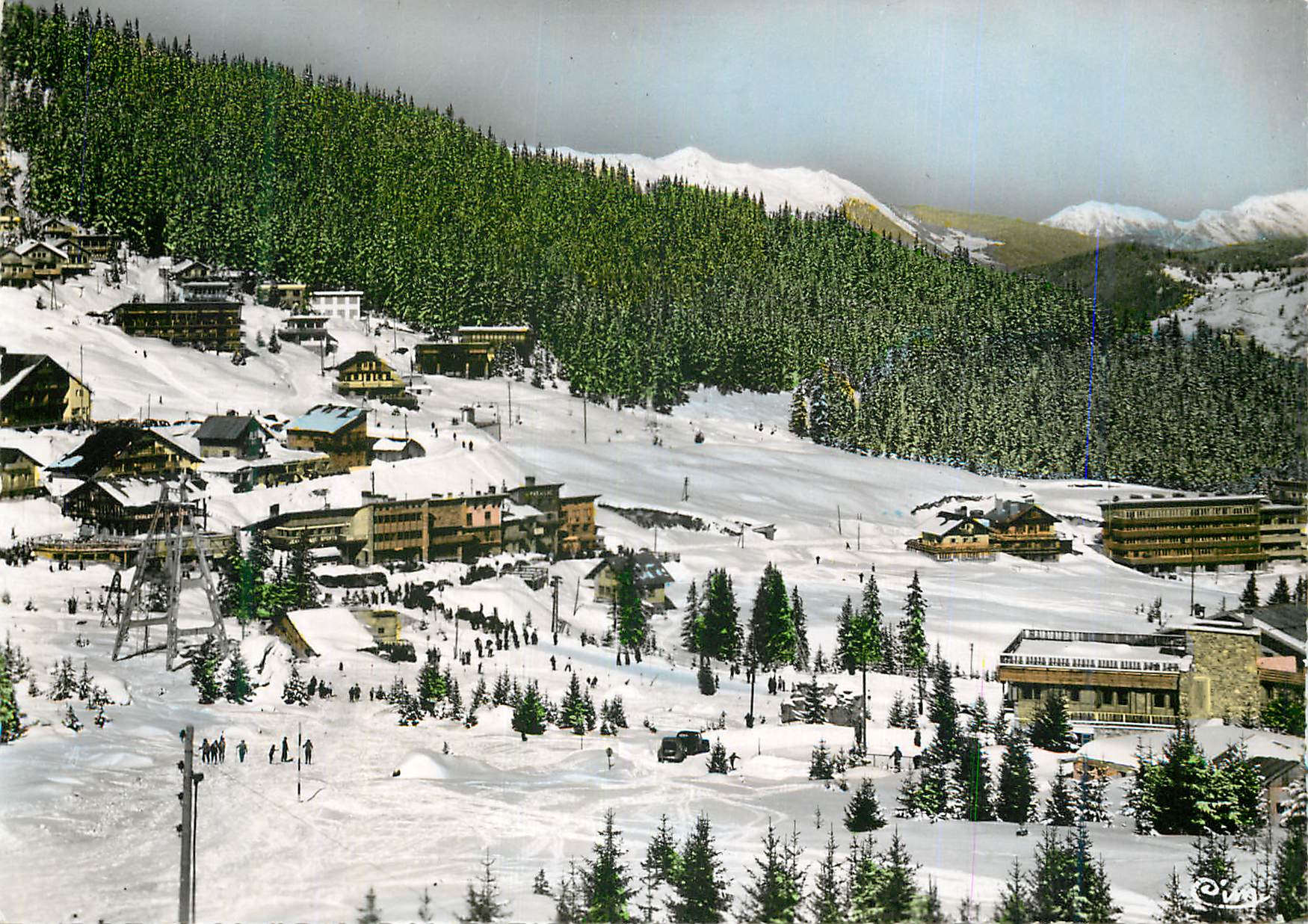 CPM Courchevel Savoie Vue generale