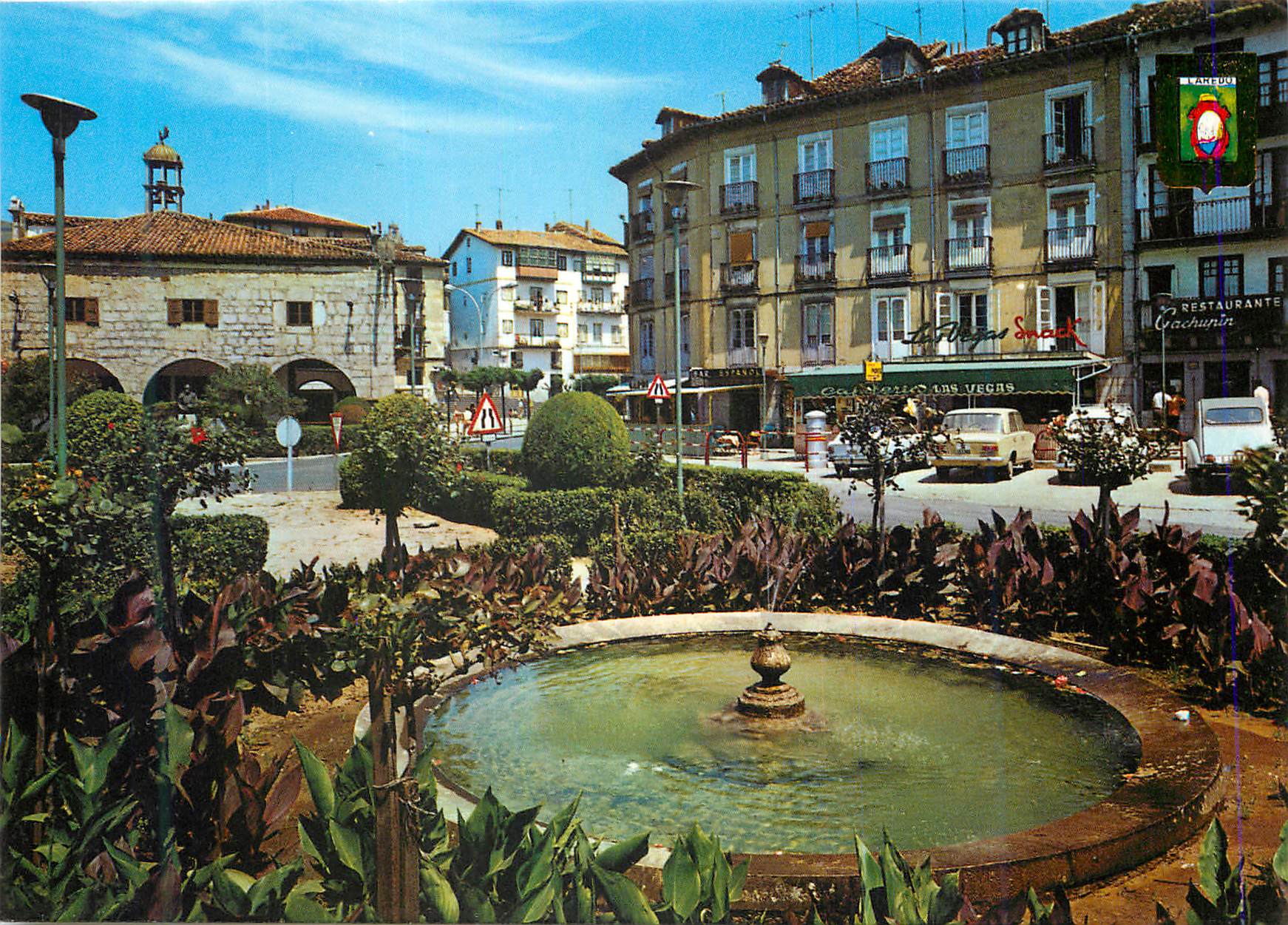 CPM Laredo Santander Fontaine et Jardin