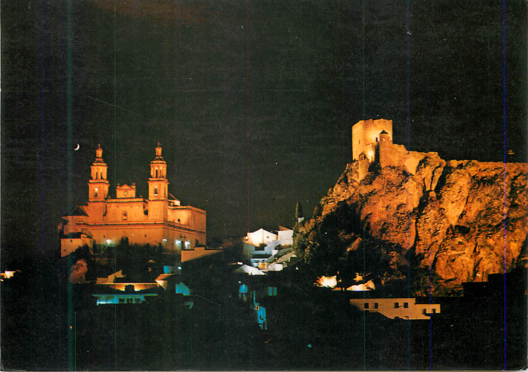 CPM Olvera Cadiz Chateau et Paroisse Iluminees