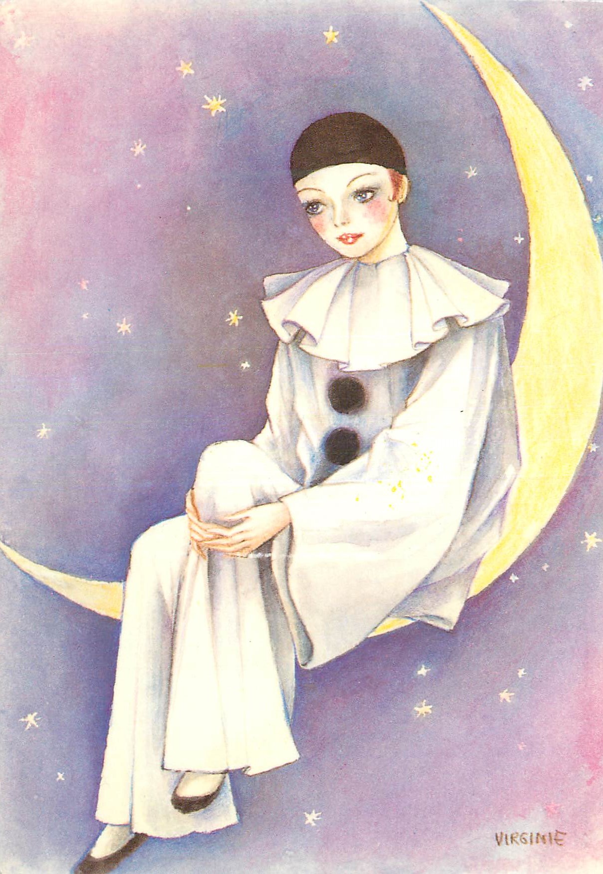 CPM Virgime Serie Pierrot