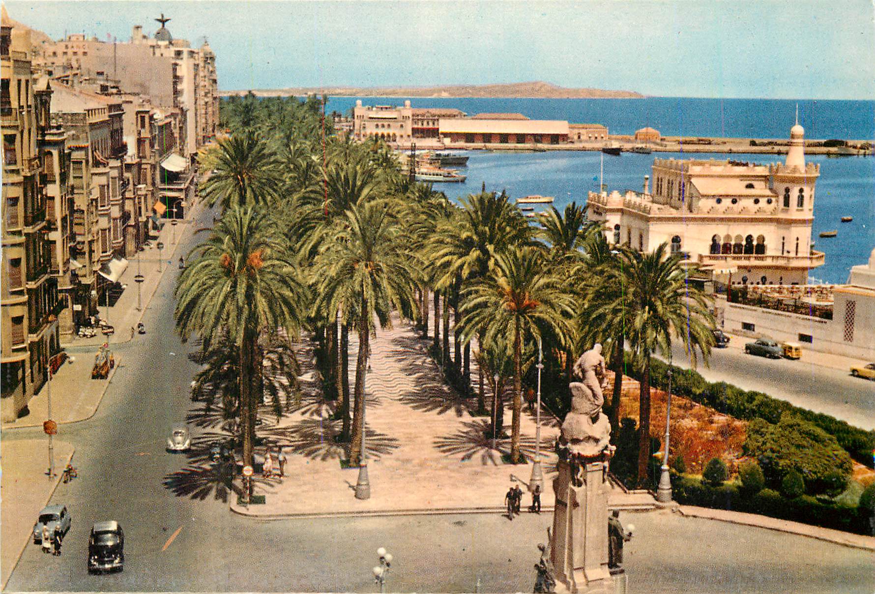 CPM Alicante Monument a Canalejos et Esplanade d Espagne
