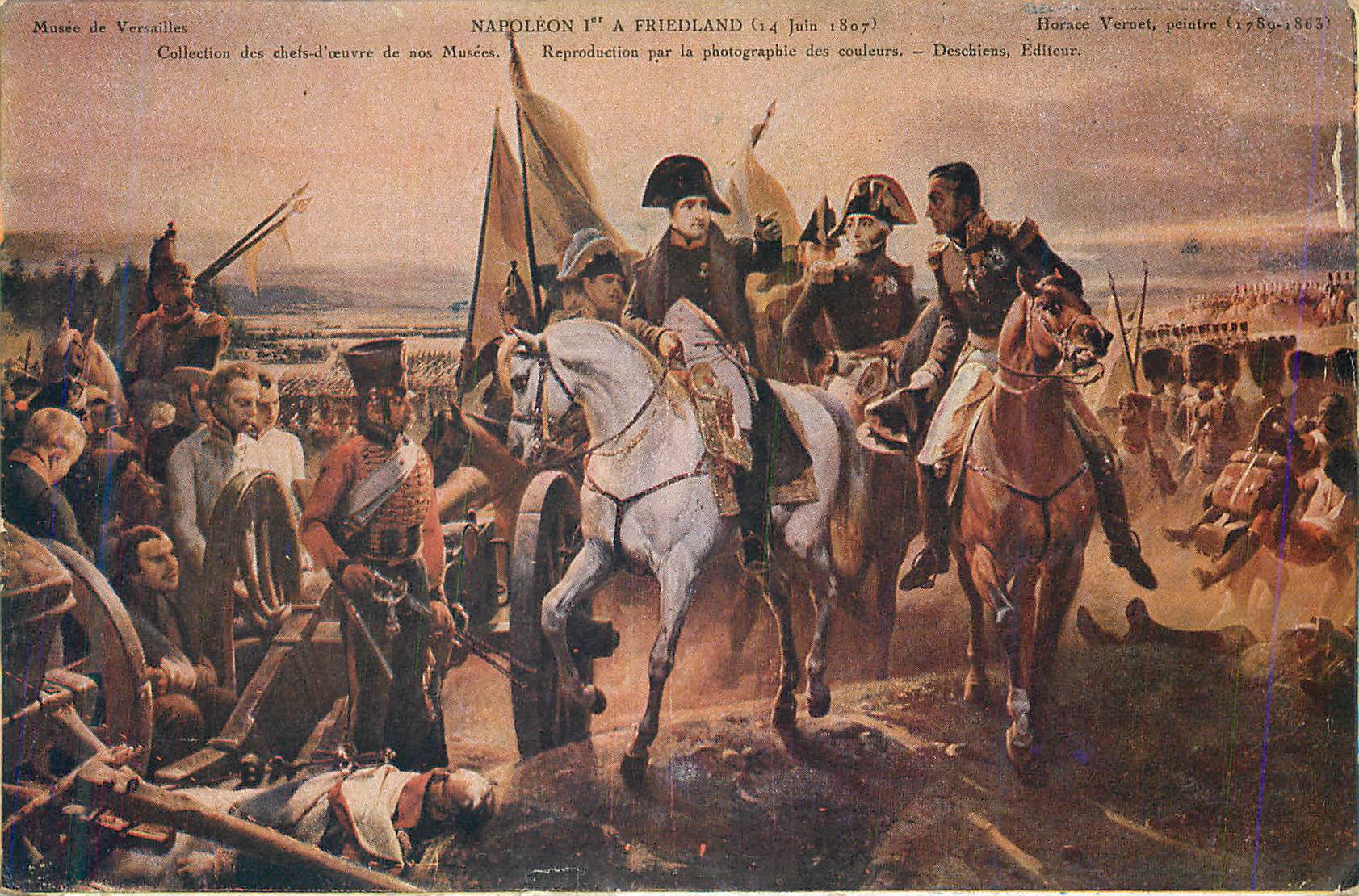CPA Napoleon I A Friedland Consultez votre Medecin ce qu il fait toujours faire quand on souffre sur le Sirop de Deschie