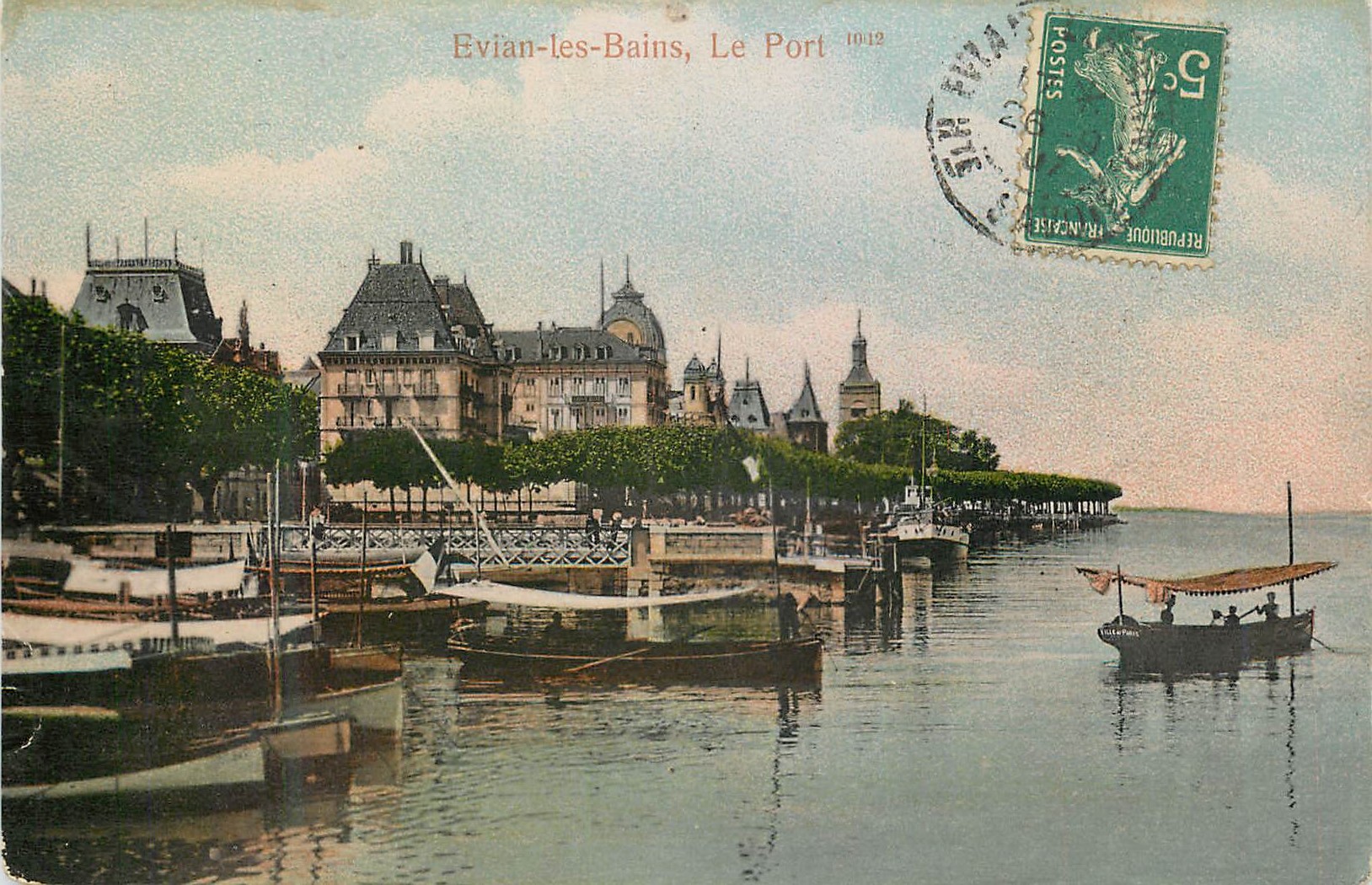 CPA Evian les Bains Le Port