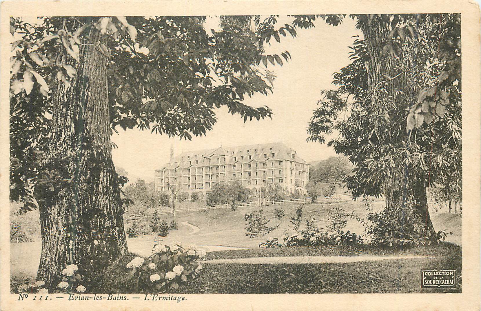 CPA Evian les Bains L Ermitage
