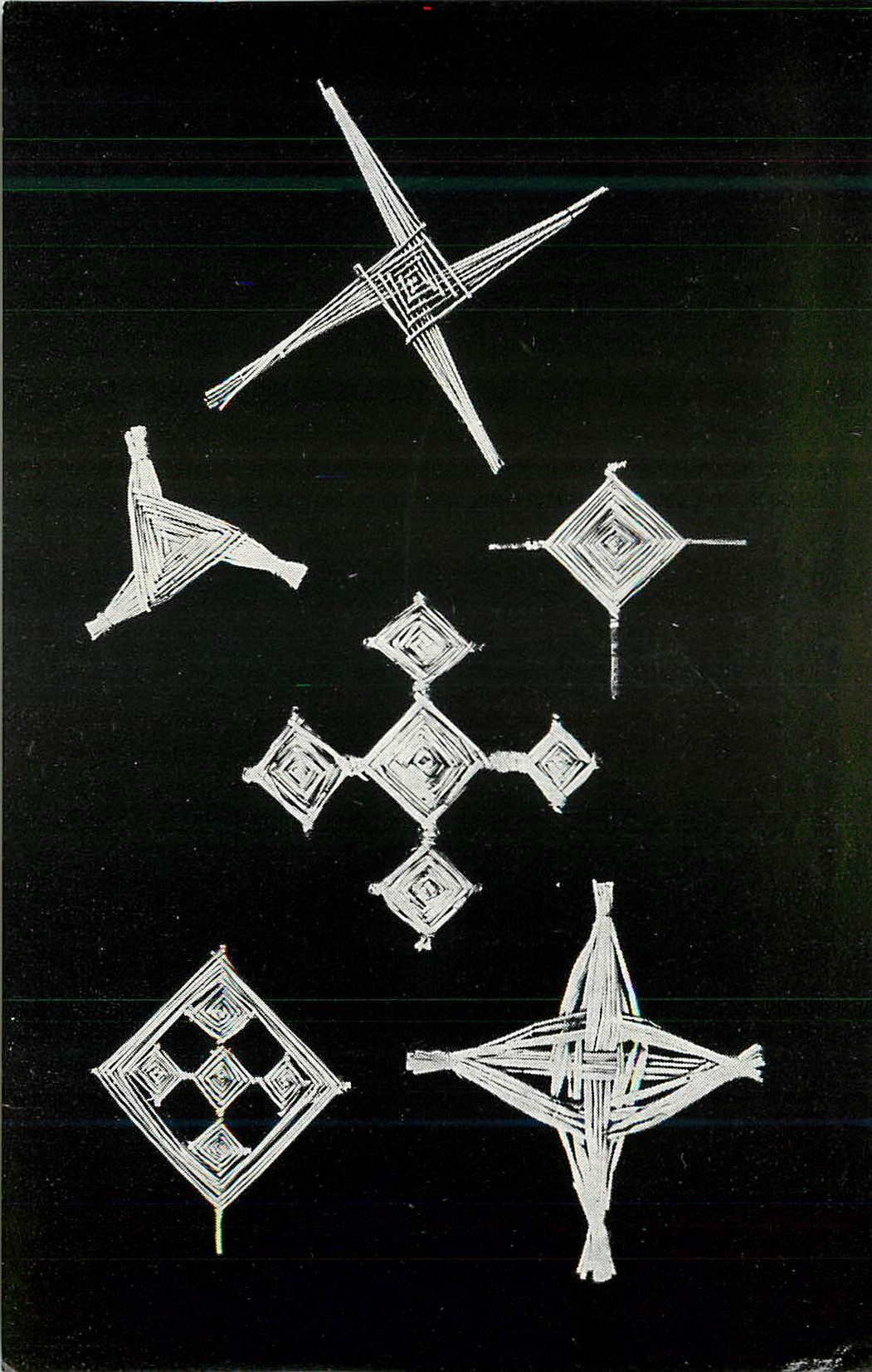 CPM St Brigids Crosses a group showing various types in use throughout the country