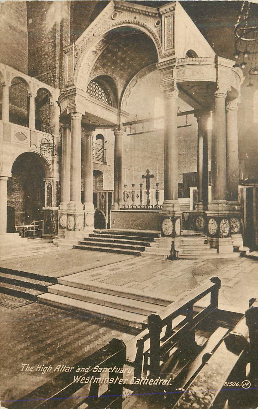 CPA The High Altar amd Sanctuary Westminster Cathedral