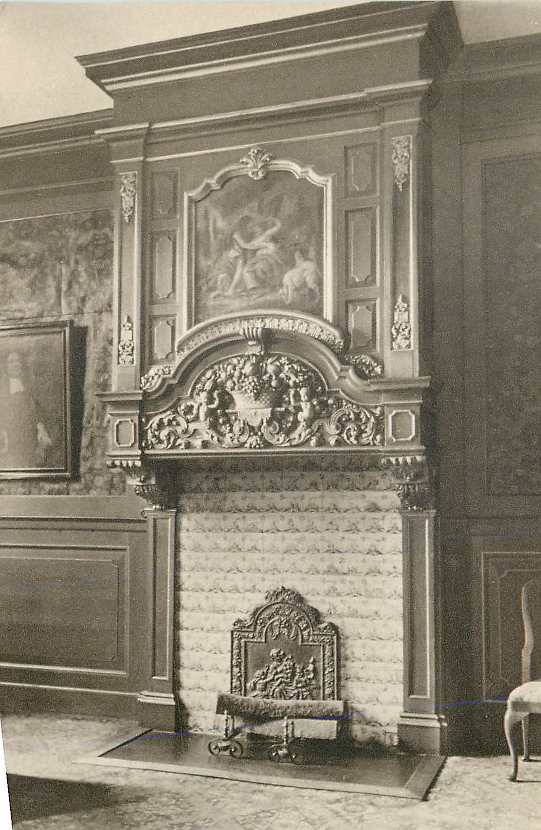 CPM Stadhuis s Hertogenbosch Wethouderskamer Schouw metschildering door A Schouman