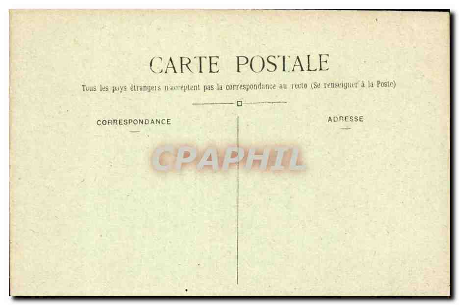 Paris CPA La place de la Concorde — Rückseite