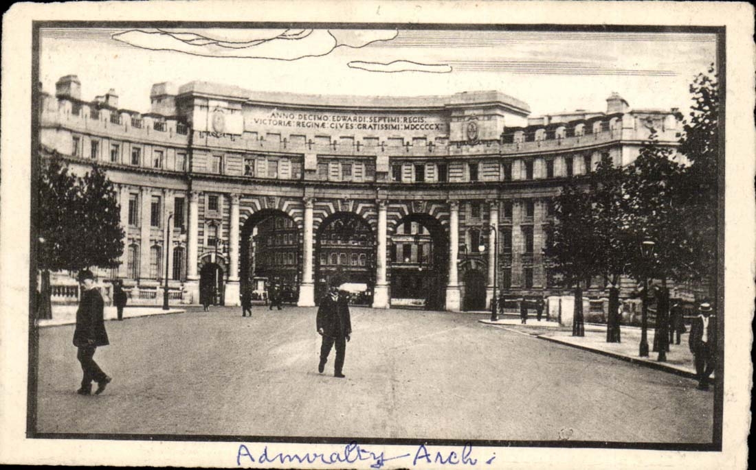 Grande Bretagne CPA Londres London Admiralty arch 